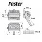 Preview: Faster Multikuppler 2PS06-1FC4x15L+E3  komplett