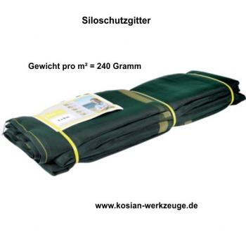 Siloschutzgitter grün 10 x 12 m, 240 Gramm pro qm Zilltec 240