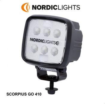 Nordic Lights Arbeitsscheinwerfer LED Scorpius Go 410, LED Scheinwerfer,  Licht Halogen-Strahler, Schlepper Traktor, Forstmaschiene