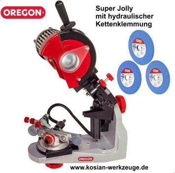 Preview: Oregon Kettenschärfgerät Super Jolly mit hydraulischer Spannung Neues Modell 2025 Preview: Oregon Kettenschärfgerät Super Jolly mit hydraulischer Spannung Neues Modell 2025
