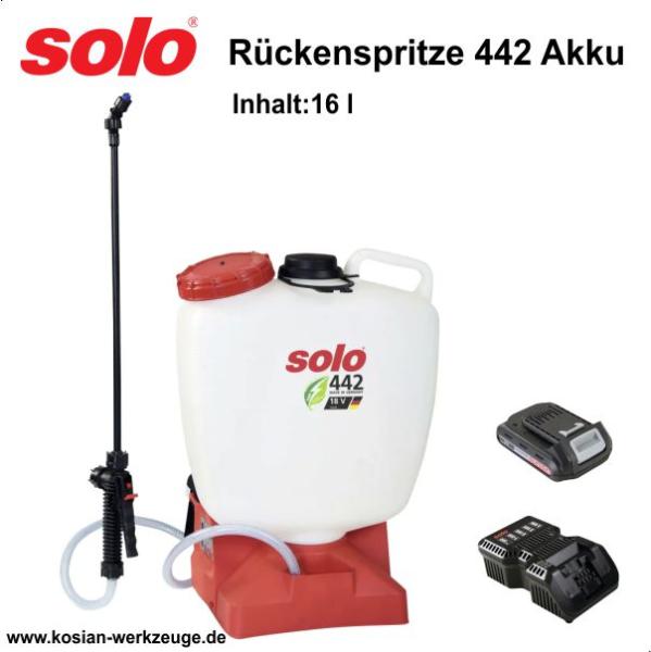 Solo Akku Rückenspritze 442