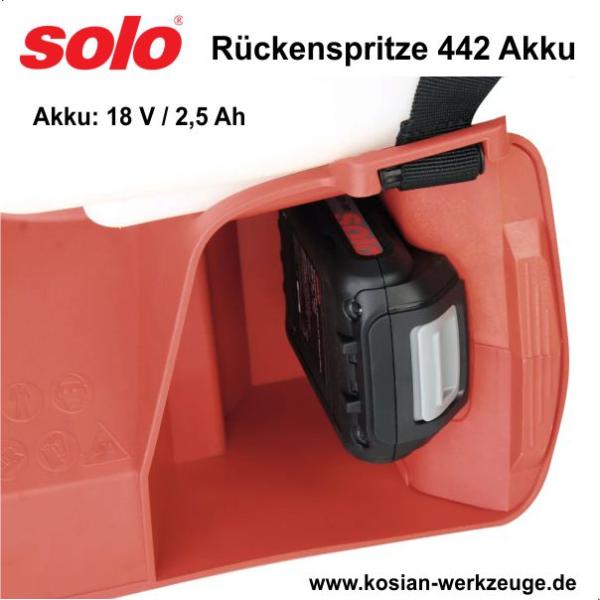 Solo Akku Rückenspritze 442