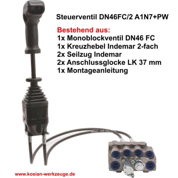 Frontlader Steuerventil Monoblockventil DN46FC/2 A1N7+PW